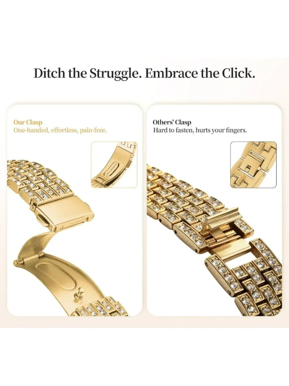 Sparkling Bling Apple Watch Straps 40mm - Rhinestone Bracelet Wristband for